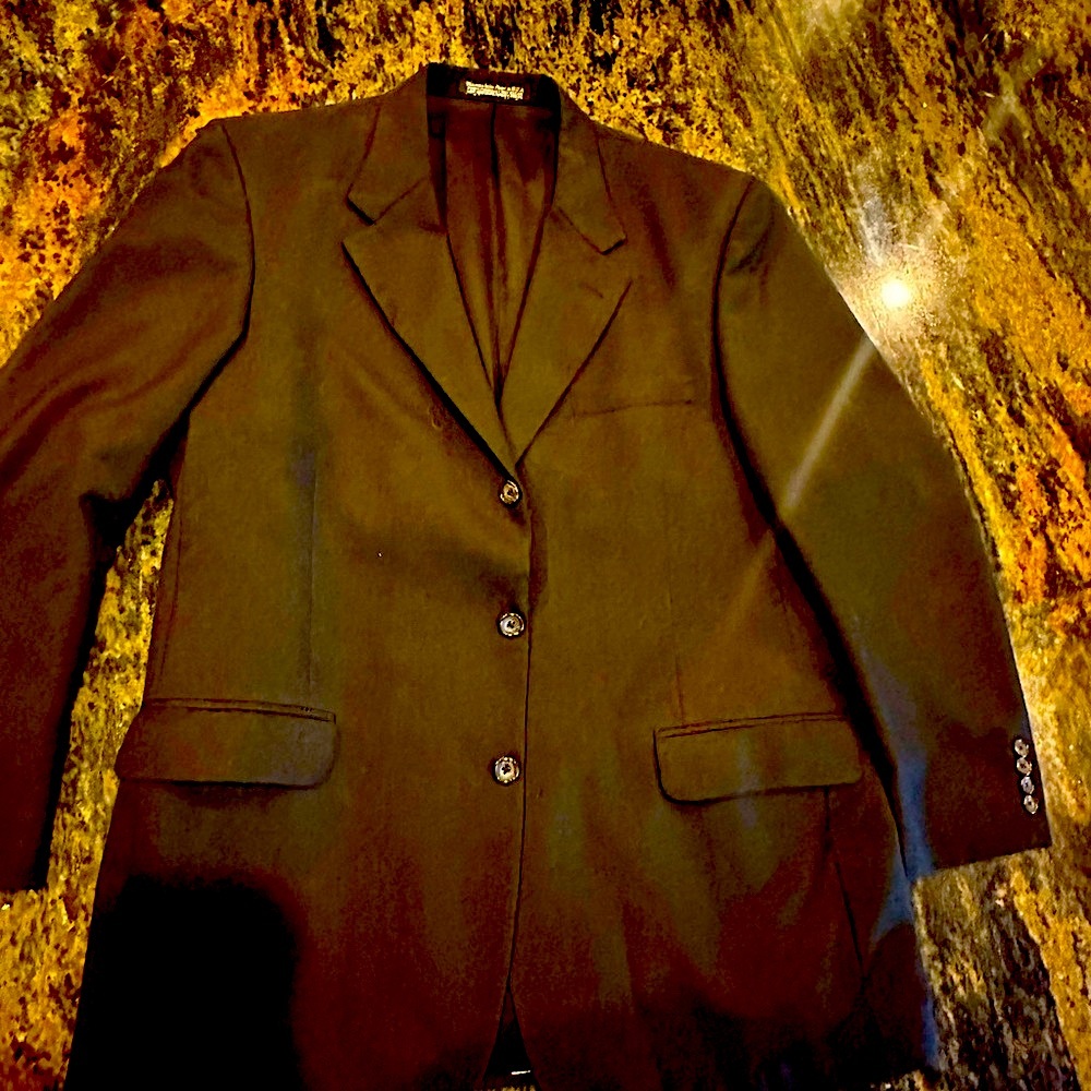 Men’s XL Christian Brooks black blazer. Good condition